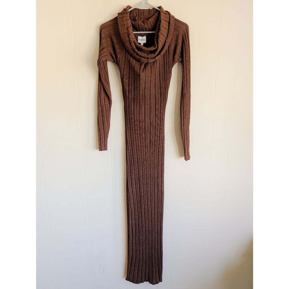 SNDYS Baha Off The Shoulder Ribbed Maxi Dress - Picture 2 of 4
